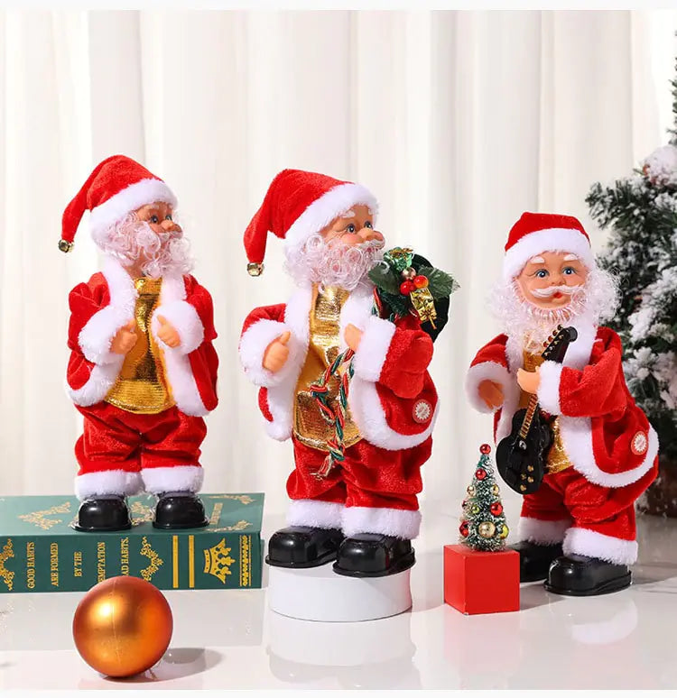 Adorable Dancing Santa Claus - Plays Music and Lights Up Now $19.48 for a limited time