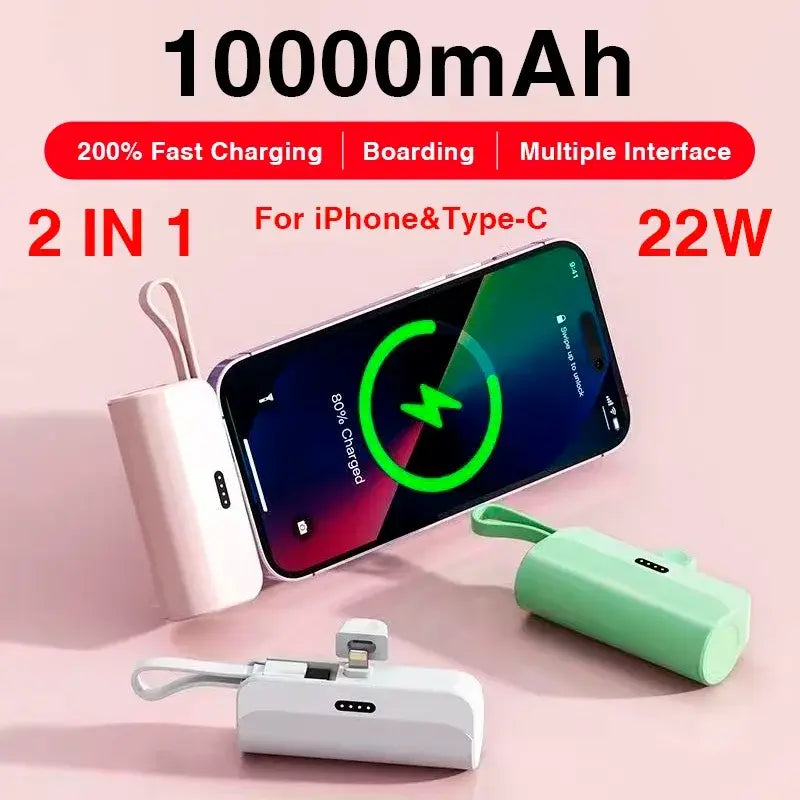 Fast Charger For Your Phone - Mini Wireless Power Bank